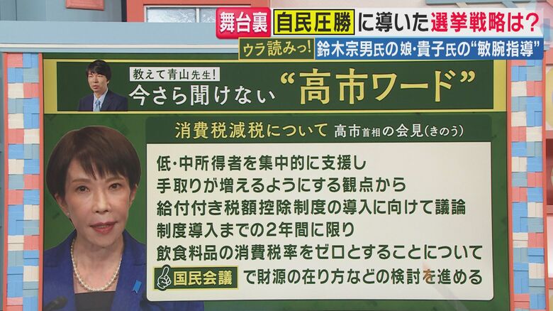高市政権「国民会議」構想の狙いを青山和弘氏が解説　消費税減税の裏で野党に「責任」を負わせる戦略か【衆院選】｜FNNプライムオンライン