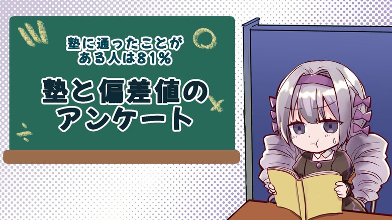 塾に通ったことのある人は81%?!偏差値と通塾の関係性も調査!