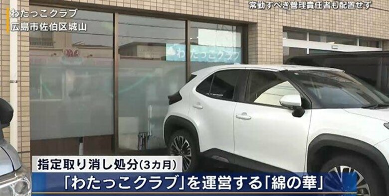 放課後デイサービスで職員が児童にプロレス技など暴力　運営事業者の指定を３か月間取り消し　広島市｜FNNプライムオンライン