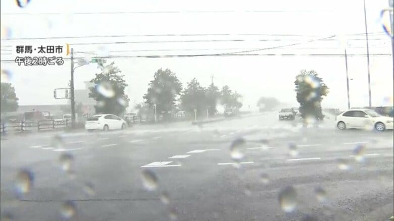 【速報】群馬県に記録的短時間大雨情報　大田市付近で１時間100ミリの記録的大雨｜FNNプライムオンライン