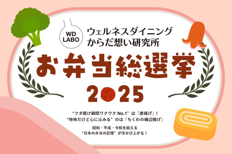 「お弁当総選挙2025」 “ワクワクNo.1”は唐揚げ、“地味だけど最高においしい”はちくわの磯辺揚げ - 世代を超えて受け継がれる“日本の弁当の定番”が明らかに！