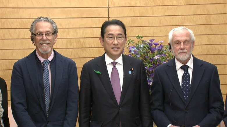 岸田首相が日本国際賞受賞の学者らと面会　 持続可能な社会につながる研究を称賛｜FNNプライムオンライン