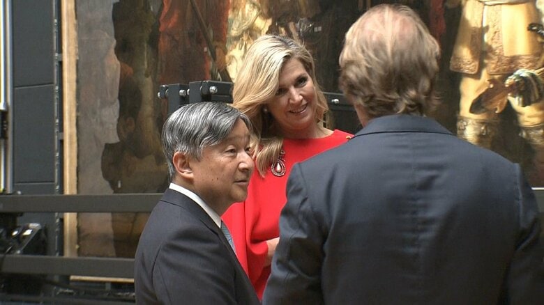 天皇陛下、オランダの画家レンブラントの名画を王妃とご鑑賞 国王の母校ではユーモア交え応じられる場面も|FNNプライムオンライン