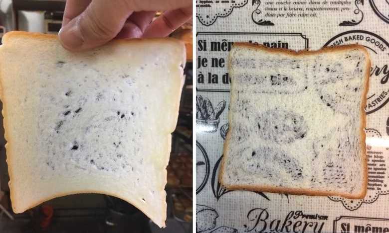左:前回 右:今回。 食パンを通して見る景色、新感覚。
