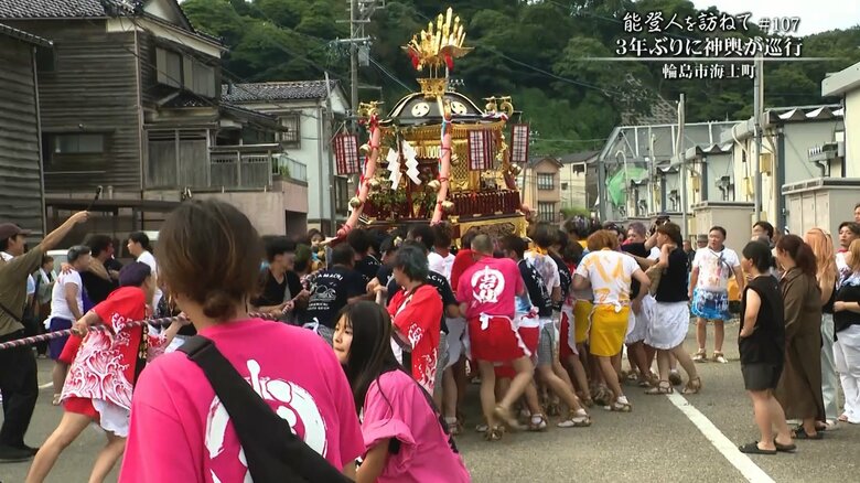 輪島大祭初日・海士町の祭礼