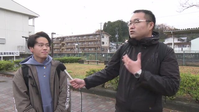 福島市で若い世代にインタビュー