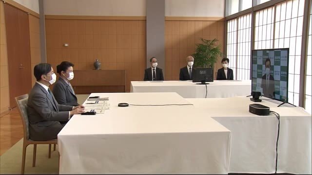 両陛下は、被災地･岩手県をオンライン訪問された(去年3月）