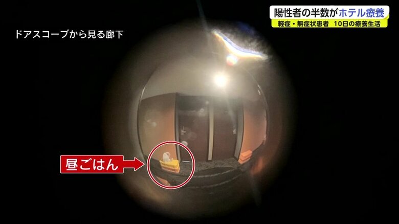 ドアスコープから除く