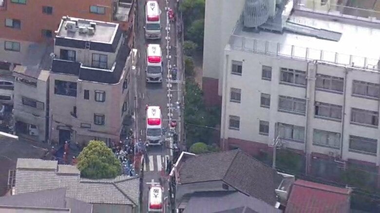 事故があった現場付近