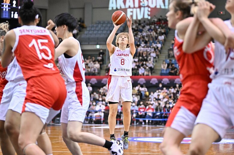 日本の大黒柱・髙田真希選手（C）JBA