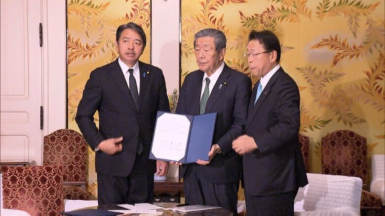 「103万円の壁」で自公・国民の3党幹事長が合意（12月11日）