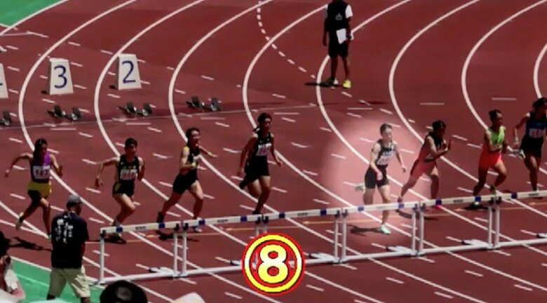 「スタートの8歩」で加速