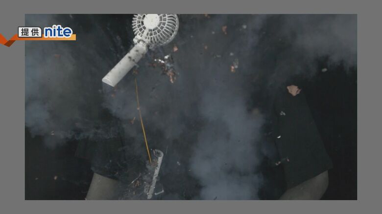 リチウムイオン電池が破裂