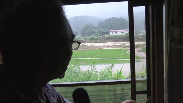 あっという間に水かさがあがった　当時の状況を話す相蘇信一さん（山形県酒田市）