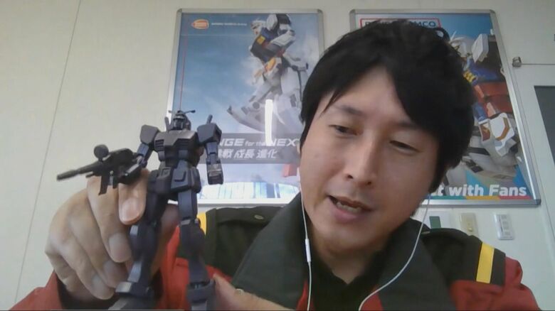 回収されたランナーが“黒いガンプラ”に