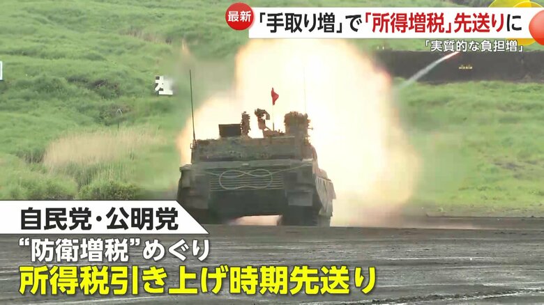 防衛力強化のための増税