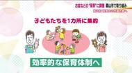 垣根を越えて「共同保育」　“休みが取れない”保育士の負担軽減　郡山市の保育園協会が新たな取り組み