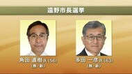 遠野市長選挙投票まもなく終了 新人2人による争い 即日開票へ<岩手県>