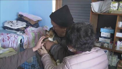 能登半島地震　ボランティアに預けた飼い猫との再会も　七尾市の「復興マルシェ」は宮城・南三陸の商店街も“後押し”
