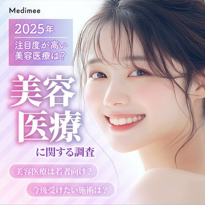 【2025年注目度が高い美容医療は?】約半数が美容医療に対して身近になったと回答!