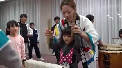 “浮かれ太鼓”やおはやしを体験　「勝山左義長まつり」本番に向け講習会　人口減少で存続かけ県外からも参加者　福井