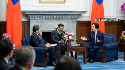 自民・萩生田氏が台湾・頼清徳総統と会談　頼総統「高市首相の一貫した友好関係支持に感謝」　中国は訪台に反発