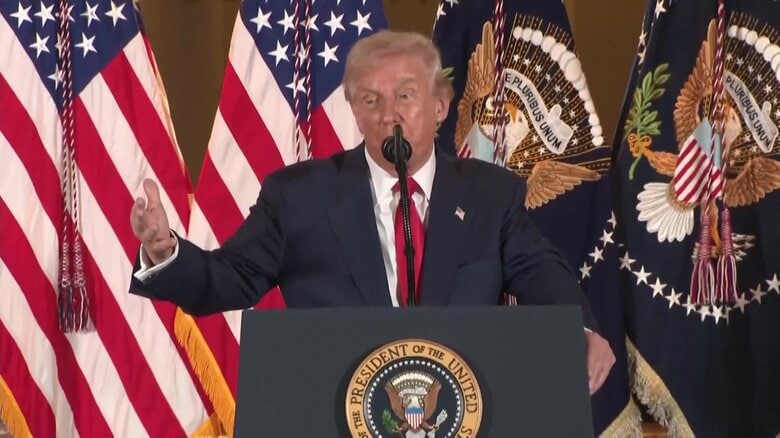 「日本は直接投資の最大の供給源」トランプ大統領が夕食会でアメリカへの投資期待 きょう米韓首脳会談…30日に習近平氏と会談へ|FNNプライムオンライン