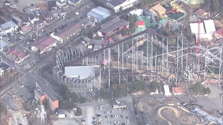 富士急ハイランドのジェットコースター「ええじゃないか」の点検中に従業員（29）が車両とレールに挟まれ死亡　運行は当面休止に｜FNNプライムオンライン