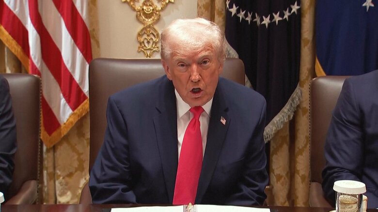 トランプ大統領「容易ではない。実に混乱している」ロシアとのウクライナ侵攻終結に向けた協議で｜FNNプライムオンライン