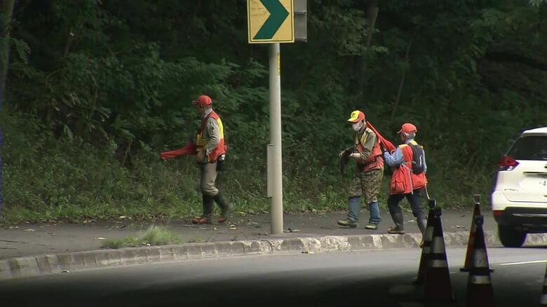 響く銃声 ハンターがヒグマ1頭駆除 連日クマ出没の札幌市南区 「人への警戒心が高くない個体」【北海道発】｜FNNプライムオンライン