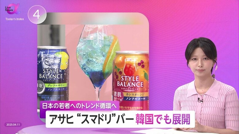 アサヒが“スマドリ”を韓国展開へ！「食の多様性×韓国エンタメ」で市場拡大に期待　20〜30代若者つなぐ新トレンドに　｜FNNプライムオンライン