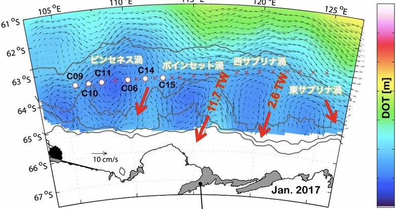南極の沿岸部に“巨大な渦”を世界で初めて発見　南極の氷を解かす要因か&lt;br /&gt;｜FNNプライムオンライン