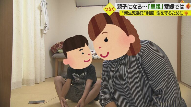 じゅんくんと母親のさとこさん