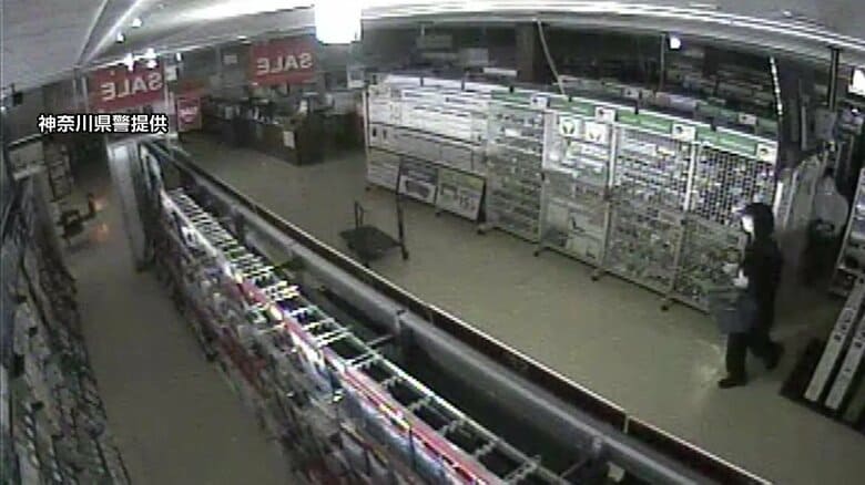 千葉県内で起こした窃盗事件の様子
