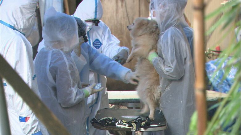 施設への家宅捜索（松本市　2021年9月）