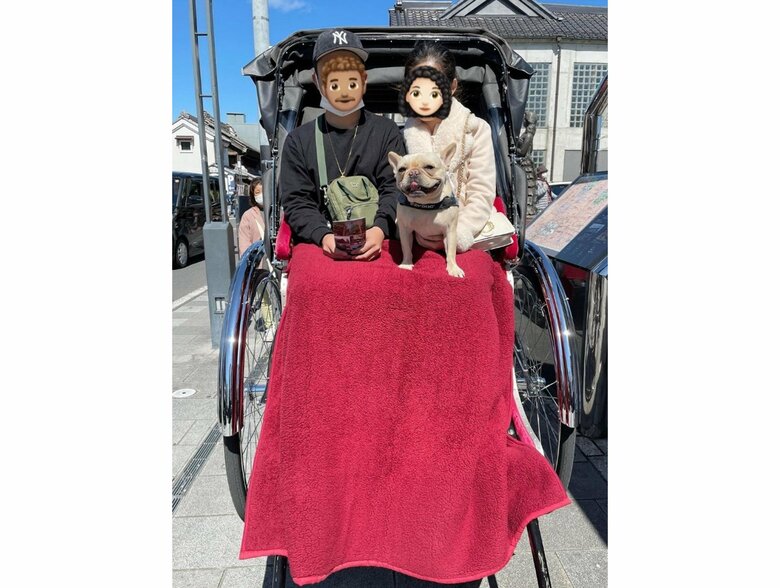 左：ウィルくんのパパ　中央：ウィル君　右：willさん（提供：willさん）