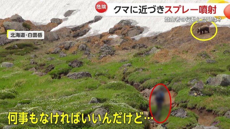 「ちょっと何事もなければいいんだけど…」と焦りをにじませながらカメラを回していた撮影者