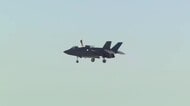 小泉防衛大臣　F-35B垂直着陸訓練を視察　航空自衛隊新田原基地で