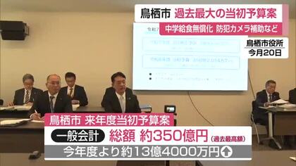 中学校の給食無償化や防犯カメラ設置補助 鳥栖市の新年度当初予算案が過去最大に【佐賀県】