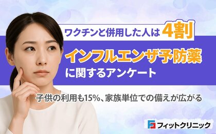 ワクチンと併用した人は4割-インフルエンザ予防薬に関するアンケート