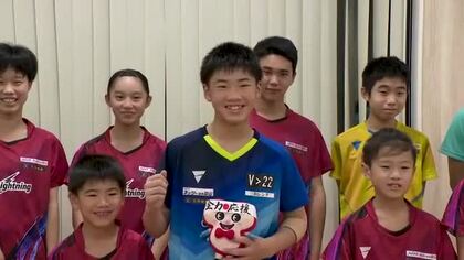 始めたのは2歳！世界を見据える卓球少年、南砺市の小学6年生 柴田優星さんの挑戦
