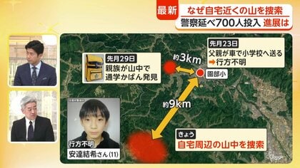 【解説】不明男児“自宅近く”の山を捜索　規制線は夕方解除　何らかの発見には至らずか　京都・南丹市
