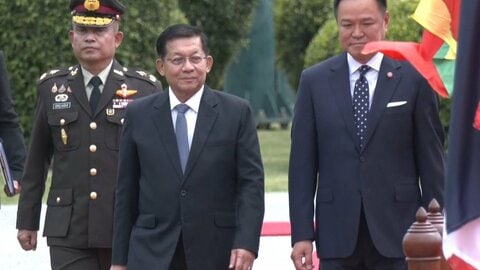タイがミャンマーのASEAN本格復帰支持　親軍政権トップと首脳会談