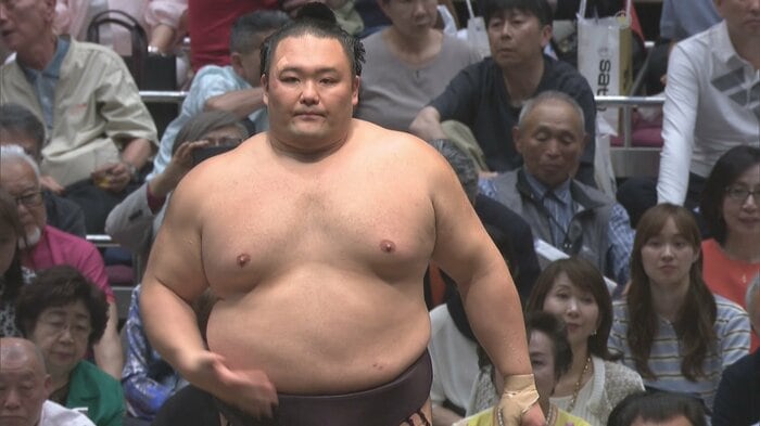 大相撲夏場所の朝乃山（写真は10日）　日本相撲協会提供
