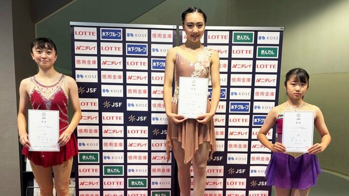 ジュニア女子表彰台(中四国九州選手権)