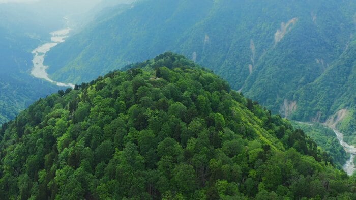 登山者が向かったという中山