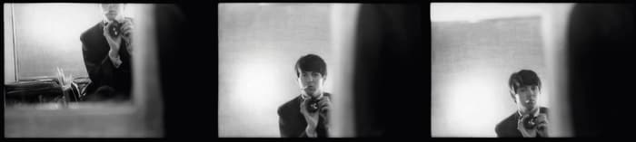 Self - portraits in a mirror. Paris, January 1964 ©1964 Paul McCartney under exclusive license to MPL Archive LLP