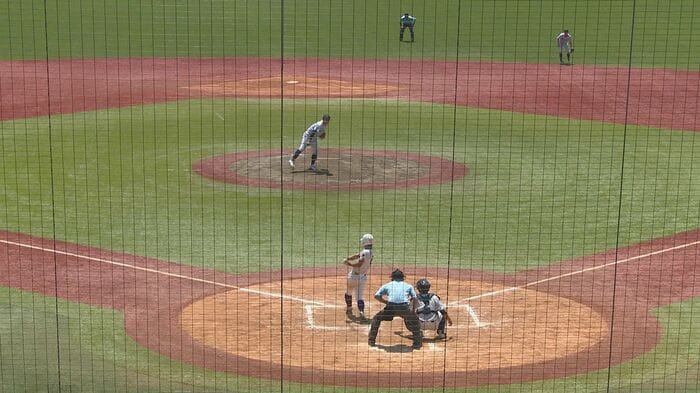 渋川選手(準決勝・北越戦)