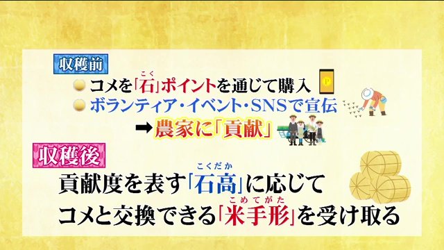 石高プロジェクトの仕組み