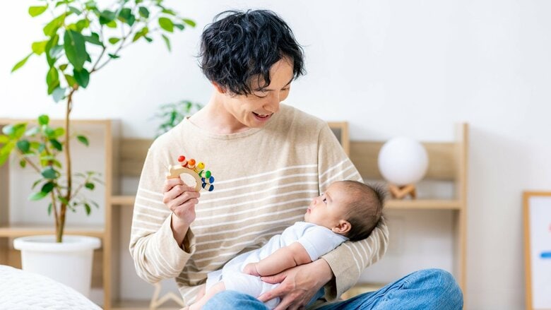 男性の育休取得が過去最高　取得率3割　取得日数は41日　子育て費用は月額4万円台を突破　明治安田生命調査｜FNNプライムオンライン